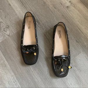 Michael Kors Patent Leather Slip On Shoes, Size 9